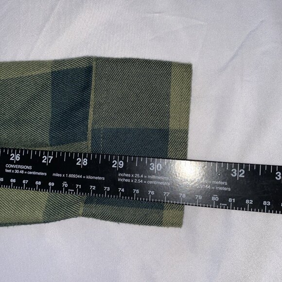 Rsvlts Flannel Green Men's Sz S Camping Outdoors Hiking Button Up - Picture 9 of 9
